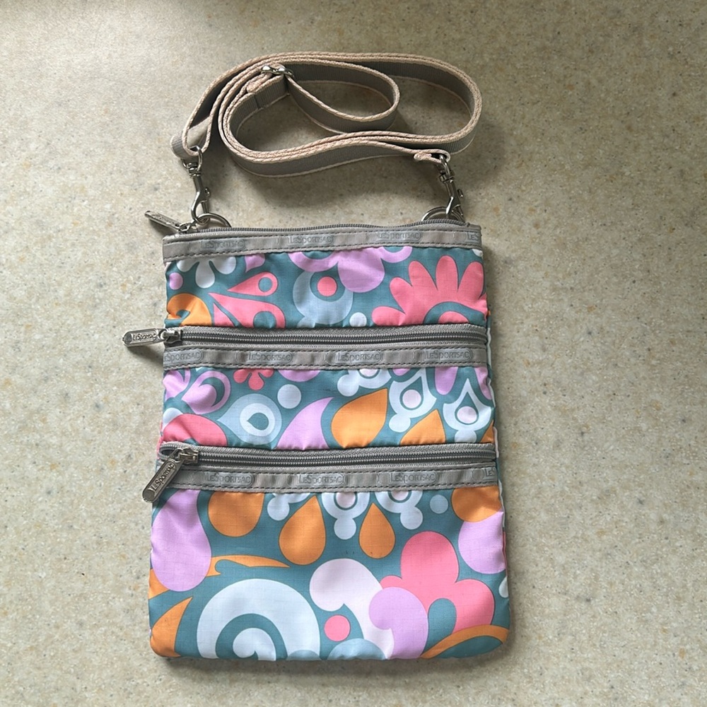 LeSportSac Triple Zip Crossbody Bag